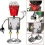 Flower Pot Robot Style Statue Rustic Metal Planter 18.1 Tall, Iron Flower Pot Holder for Plants Indoor Outdoor Lawn Home Office - Unique Housewarming Gift (Marry) Flower Pot Robot Style Statue Rustic Metal Planter 18.1 Tall, Iron Flower Pot Holder for Plants Indoor Outdoor Lawn Home Office - Unique Housewarming Gift (Marry)
