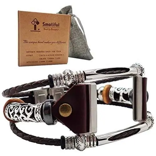 Smatiful Versa 3 Leatherbands with Box Case for Men, Adjustable Accessories Smart Watch Sport Wrist Band Compatible with for Fitbit Sense & Versa 3, Special Edition,Brown Smatiful Versa 3 Leatherbands with Box Case for Men, Adjustable Accessories Smart Watch Sport Wrist Band Compatible with for Fitbit Sense & Versa 3, Special Edition,Brown
