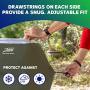 YardStash Heavy Duty Waterproof Deck Box Cover Protects from Outdoor Rain Wind and Snow. Extends Lifetime of Storage Box with UV Protected Rip-Stop 210D Heat Shield 600D Polyester