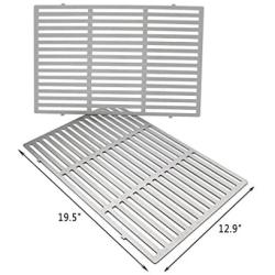 Stanbroil Cast Stainless Steel Replacement Cooking Grate for Weber 7528 7524, Fits Genesis 300 Series Grills，Lowes Model Grills, 2pcs