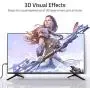 4K HDMI Cable 6ft [2-Pack], Syntech High Speed 18Gbps HDMI 2.0 Cable, 4K@60Hz HDR, 3D, 2160P, 1080P, Ethernet, HDCP 2.2, ARC, Compatible with UHD TV, PS5/PS4/PS3, Xbox, Switch