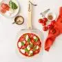Chef Pomodoro Aluminum Metal Pizza Peel with Foldable Wood Handle for Easy Storage 12-Inch x 14-Inch, Gourmet Luxury Pizza Paddle for Baking Homemade Pizza Bread Chef Pomodoro Aluminum Metal Pizza Peel with Foldable Wood Handle for Easy Storage 12-Inch x 14-Inch, Gourmet Luxury Pizza Paddle for Baking Homemade Pizza Bread