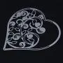 Whitelotous Cutting Dies Cut Dies Stencil Metal Template Mould for DIY Scrapbook Album Paper Card (Hollowout Heart) Whitelotous Cutting Dies Cut Dies Stencil Metal Template Mould for DIY Scrapbook Album Paper Card (Hollowout Heart)