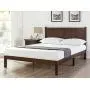 Zinus Adrian Wood Rustic Style Platform Bed with Headboard / No Box Spring Needed / Wood Slat Support, King Zinus Adrian Wood Rustic Style Platform Bed with Headboard / No Box Spring Needed / Wood Slat Support, King