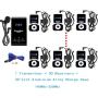 EXMAX ATG-100T 195-230MHz Wireless Tour Guide Monitoring Voice Audio Transmission System+Aluminium Alloy Charge Case for Teaching Tour guides Conference Church Museum(1 Transmitters and 30 Receivers)