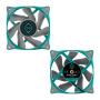 Iceberg Thermal IceSLEET X7 Dual Intel & AMD CPU Cooler 7 Heat Pipe Nickel Plating Addressable RGB Twin Tower Dual Fans Set ARGB (Builders Bundle)