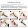 OWDEN Jewelry Metal Stamps Hammer,Steel Hammer,Brass Hammer,Nylon Hammer for Family Craft Working Jewelry Stamping Hammer Leather Tool