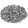 Favordrory 7mmx10mm Silver Bullet Cone Spike and Stud Metal Screw Back for DIY Leather Crafts