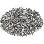 Favordrory 7mmx10mm Silver Bullet Cone Spike and Stud Metal Screw Back for DIY Leather Crafts