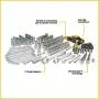 DEWALT Mechanics Tool Set, 205-Piece (DWMT81534) DEWALT Mechanics Tool Set, 205-Piece (DWMT81534)