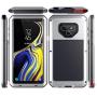 Galaxy Note 9 Case,Lilycase Armor Heavy Duty Hybrid Aluminum Metal Shockproof Military Shockproof Hard Cover for Samsung Galaxy Galaxy Note 9 Newest - Silver