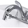 HSTYAIG Brass Sink Valve Diverter Faucet Splitter for Kitchen or Bathroom Sink Faucet Faucet to Hose Adapter with Universal Faucet Adaptor Splitter Part (Style A)
