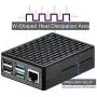 iUniker Raspberry Pi 4 Case, Raspberry Pi 4 CNC Metal Case Aluminium Alloy, Raspberry Pi 4 Heatsink, Pi 4 Cooling Heatsink for Raspberry Pi 4 Model/Pi 4B