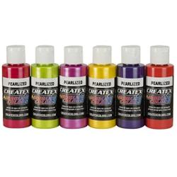 Createx Colors 5811-00 Pearl Sample Airbrush Set, 2oz.