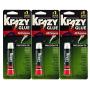 Krazy Glue Elmers Original Crazy Super Glue All Purpose Instant Repair, 3 Piece