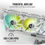CORSAIR iCUE SP120 RGB Elite Performance 120mm White PWM Single Fan