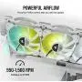 CORSAIR iCUE SP120 RGB Elite Performance 120mm White PWM Single Fan CORSAIR iCUE SP120 RGB Elite Performance 120mm White PWM Single Fan