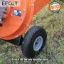 EFCUT C30 Wood Chipper Shredder Mulcher 7 HP 212cc Heavy Duty Engine Gas Powered 3 inch Max Wood Diameter Capacity Reduction Rate 20:1 3-Year Warranty, EPA/CARB Certified