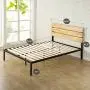 Zinus Paul Metal and Wood Platform Bed with Wood Slat Support, Full Zinus Paul Metal and Wood Platform Bed with Wood Slat Support, Full