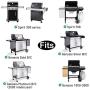 QuliMetal 7638 17.5 Inches Cooking Grates for Weber Spirit 300 Series, Spirit 700, Genesis Silver Gold Platinum B/C, Genesis 1000-3500, Weber 900 Gas Grills, Case Iron Grill Grate for Weber 7639 7525