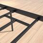 LIKIMIO Industrial Full Bed Frame with Headboard and Footboard, Strong 4 U-Shaped Support Frames & 2 Independent Support Rods & 9 Support Legs, Noise-Free, No Box Spring Needed