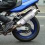 Cobella Universal Motorcycle Metal Exhaust Heat Shield Silver Straight Pattern Heel Guard Exhaust Muffler Pipe Cover