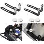 Shell Body Mount, 4pcs RC Car Shell Body Mount Metal L-Bracket with Magnet for 1:10 RC Crawler Car