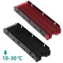 QIVYNSRY M.2 heatsink 2280 SSD Double-Sided Heat Sink with Thermal Silicone pad for PCIE NVME M.2 SSD or NGFF SATA M.2 SSD Black