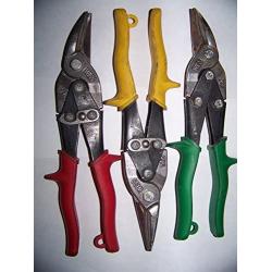 Wiss Aviation Metal Cutting Tin Snips 3 Piece Set M1R, M2R, M3R