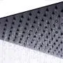 Shower Head,16 Inch Ultra Thin High Pressure Fixed Rain Showerhead Matte Black with Silicone Nozzle - Adjustable Metal Swivel Ball Joint - For the Best Relaxation and Spa Shower Head,16 Inch Ultra Thin High Pressure Fixed Rain Showerhead Matte Black with Silicone Nozzle - Adjustable Metal Swivel Ball Joint - For the Best Relaxation and Spa