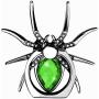 ETRY Christmas Phone Ring Stand Finger Holder, Spider Luxury Diamond, 360 Rotation Metal Ring Grip Animal Emo Hardcore Style - Compatible with All Smartphones and Tables