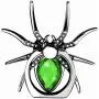 ETRY Christmas Phone Ring Stand Finger Holder, Spider Luxury Diamond, 360 Rotation Metal Ring Grip Animal Emo Hardcore Style - Compatible with All Smartphones and Tables