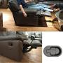 Universal Metal Recliner Handle, 2 Pcs Pack, Replacement Part for Most Brands of Sofa, Couch, Loveseat, Chair