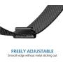 Valkit Compatible with Samsung Galaxy Watch 42mm/Galaxy Watch 3 41mm/Active 2 40mm 44mm Watch Band, 2 Pack 20mm Stainless Steel Solid Wristbands for Galaxy Watch 3 41mm/Garmin Vivoactive 3/Ticwatch E