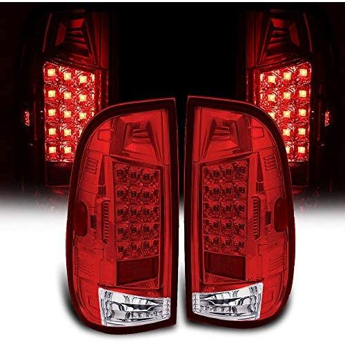 AJP Distributors LED Tail Light Lamp For Ford F150 F250 F350 Style Side (Red)