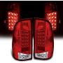 AJP Distributors LED Tail Light Lamp For Ford F150 F250 F350 Style Side (Red)