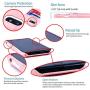 Dockem iPhone SE 2, iPhone 8/7 Wallet Case with Built-in Metal Plate for Magnetic Mounting & 2 Credit Card Holder Slots (M2, Pink, Exec Smooth Synthetic Leather)
