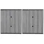 GGC 15 Inch Grill Grates Replacement for Broil King 9453-54, 9453-57, 9453-64, 9865-54, 9453-67, Broil-Mate, Silver Chef, Sterling Gas Grill, Set of 2 Cast Iron Cooking Grid Grates(15'' x 12 3/4'' Each)