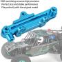 Woyisisi RC Steering Servo Saver, K949-006 Aluminium Alloy RC Steering Servo Saver Upgrade Parts for WL Toys 1/10-k949 Remote Control Car(Blue K949-006B)