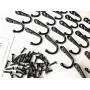 25 Pieces Wall Mounted Coat Hook Robe Hooks Cloth Hanger Coat Hanger Coat Hooks Rustic Hooks and 54 Pieces Screws for Bath Kitchen Garage Single Coat Hanger (Black Color) 25 Pieces Wall Mounted Coat Hook Robe Hooks Cloth Hanger Coat Hanger Coat Hooks Rustic Hooks and 54 Pieces Screws for Bath Kitchen Garage Single Coat Hanger (Black Color)