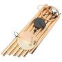 Nature’s Melody Aureole Tunes Wind Chimes – Outdoor Windchime with 6 Tubes Tuned to B Pentatonic Scale, 100% Rustproof Aluminum, Powder Finish & S Hook Hanger for Sympathy, Memorial Gift or Zen Garden