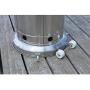 Style Selections/Garden Treasures 48,000 BTU Stainless Steel Floorstanding Liquid Propane Patio Heater
