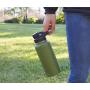 MIRA 32 oz Stainless Steel Insulated Sports Water Bottle - Hydro Metal Thermos Flask Keeps Cold for 24 Hours, Hot for 12 Hours - BPA-Free Spout Lid Cap - Olive Green