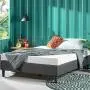 ZINUS Curtis Upholstered Platform Bed Frame / Mattress Foundation / Wood Slat Support / No Box Spring Needed / Easy Assembly, Grey, Full ZINUS Curtis Upholstered Platform Bed Frame / Mattress Foundation / Wood Slat Support / No Box Spring Needed / Easy Assembly, Grey, Full