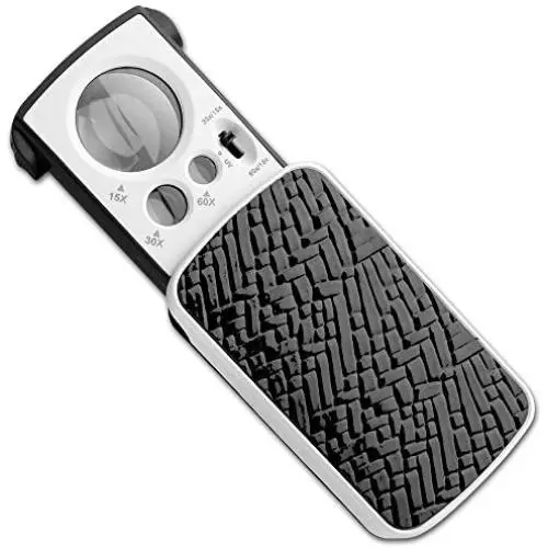 Fancii LED Lighted Slide Out Pocket Magnifying Glass - 10X 20X and 30X Multi-Power Small Portable Loupe Magnifier with UV Black Light | Best for Jewelry, Diamonds, Gems, Coins, Stamps, Rocks Fancii LED Lighted Slide Out Pocket Magnifying Glass - 10X 20X and 30X Multi-Power Small Portable Loupe Magnifier with UV Black Light | Best for Jewelry, Diamonds, Gems, Coins, Stamps, Rocks