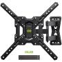USX MOUNT Full Motion Swivel Articulating Tilt TV Wall Mount Bracket for 26-55'' LED, OLED and 4K TVs, TV Mount Fit for 32, 40, 50 TV with VESA Up to 400x400mm-Weight Capacity Up to 60lbs