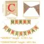 Jolik Burlap Merry Christmas Banner with Snowflakes - Christmas Burlap Banner Decoration for Home Christmas Decor Jolik Burlap Merry Christmas Banner with Snowflakes - Christmas Burlap Banner Decoration for Home Christmas Decor