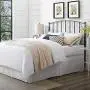 Crosley Furniture Whitney Arched Metal Headboard, King, Black Crosley Furniture Whitney Arched Metal Headboard, King, Black
