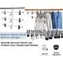 Amber Home Heavy Duty Add On Metal Pants Skirt Hangers, Chrome Stackable Hanger with 2-Adjustable Clips for Trousers, Jeans, Slack, Clothes 12 Pack Amber Home Heavy Duty Add On Metal Pants Skirt Hangers, Chrome Stackable Hanger with 2-Adjustable Clips for Trousers, Jeans, Slack, Clothes 12 Pack