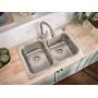 MOEN 22036 Collection 3-1/2 Inch Kitchen Sink Stainless Steel Basket Strainer with Drain Assembly, Pack of 1